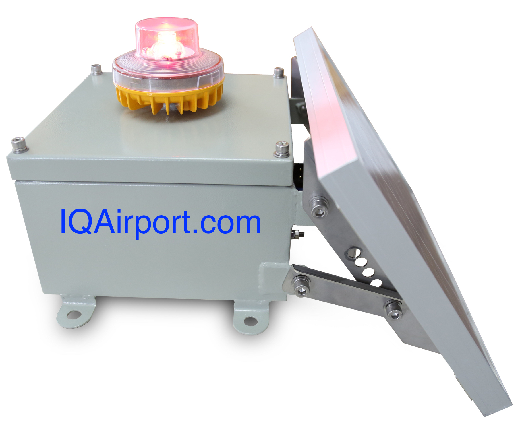 Solar Obstruction Light, Solar Powered Obstruction Light, LED Solar Aircraft Light, Solar Aviation Obstruction Lights, Solar Tower Obstruction Light for Night Marking Telecommunication Towers, Solar Crane Obstruction Light, Solar Powered Aviation Warning Lights