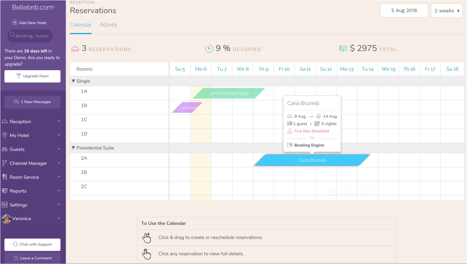 Bellebnb.com Hotel PMS Software for Multi-Property Enterprise