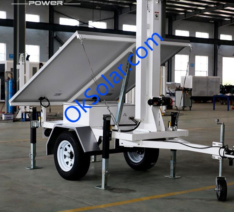 Solar Light Tower, Light Tower, Refugee Camps Solar Light Tower, mobile light towers, Job Site Solar Light Tower, Portable Solar Light Towers, Solar Powered Construction Light Tower