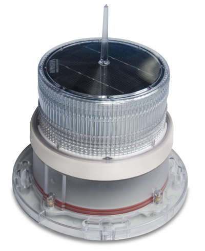 Solar Marine Navigation Light White Up to 3 Nautical Miles Visible Range IQAirport.com Solar Marine Navigation Light White Up to 3 Nautical Miles Visible Range
