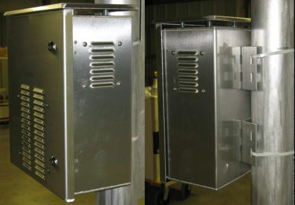 Solar Battery Enclosure Aluminum OkSolar.com Solar Battery Enclosure Aluminum