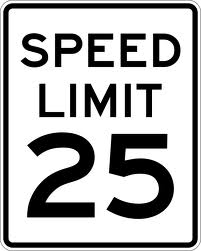 Speed Limit Signs 25 IQTraffiControl.com Speed Limit Signs 25