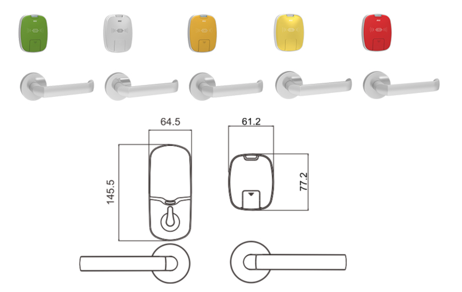 Bellebnb  Hotel QR Lock Opens your Hotel Doors for your Hotel, Bed and Breakfast! High Sercurity CE Certificated qr code door lock.