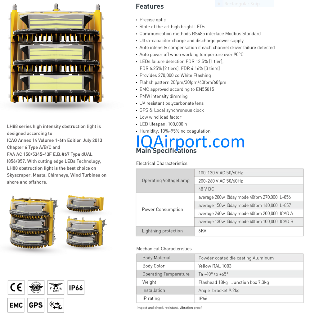 Solar Crane Obstruction Light L-810, Solar Aviation Warning Lights, Solar Obstruction Light, Solar Powered Obstruction Light, LED Solar Aircraft Light, Solar Aviation Obstruction Lights, Solar Tower Obstruction Light for Night Marking Telecommunication Towers, Solar Crane Obstruction Light, Solar Powered Aviation Warning Lights.