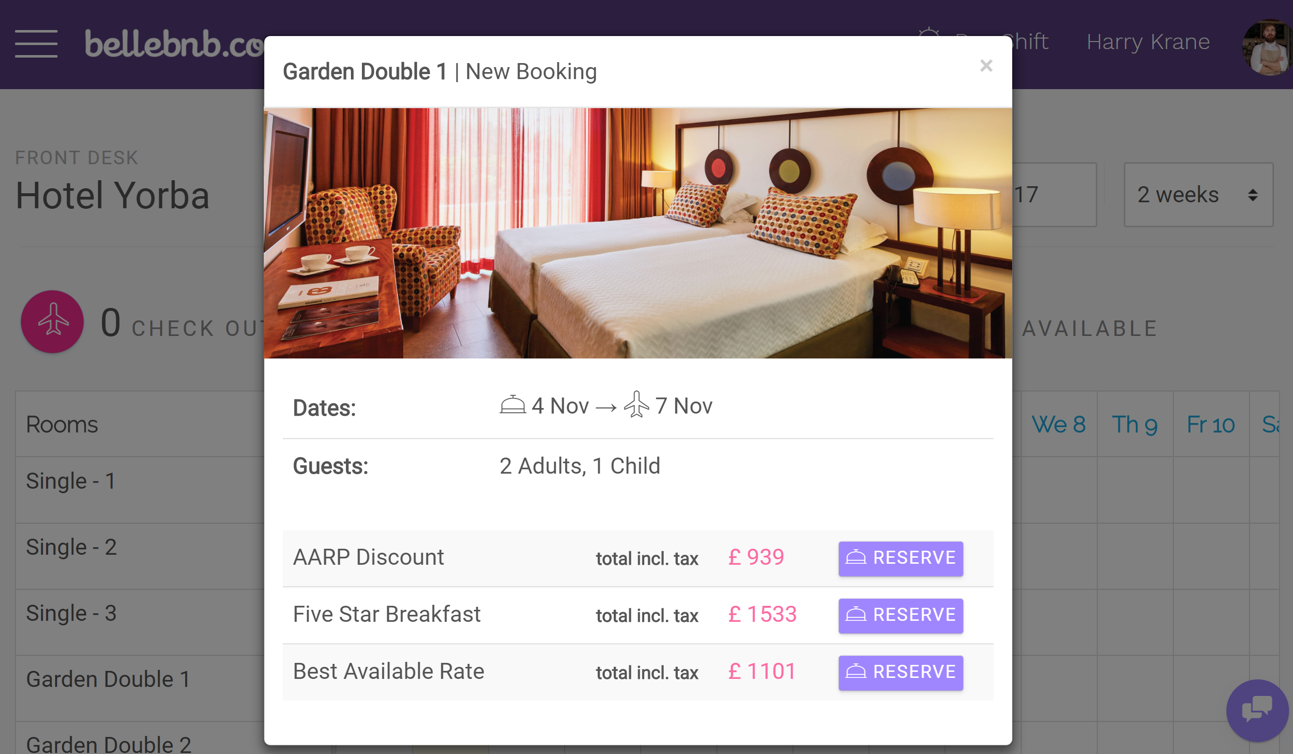 Hospitality Management Platform:
                    
                    Bellebnb is a hotel management platform that includes a PMS, Channel Manager, Booking Engine, Concierge Service, and Payment Processor. Our platform will help you sell more rooms and improve revenue per booking by helping you upsell products and services, and encourage guests to return and book with you directly.